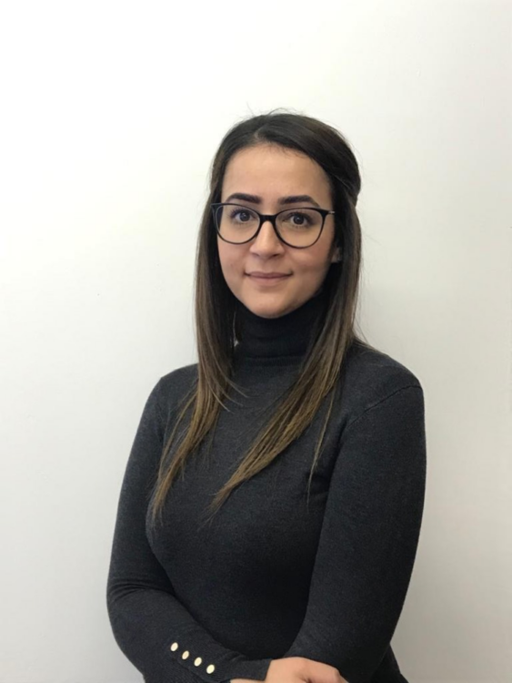 A woman posing for a picture